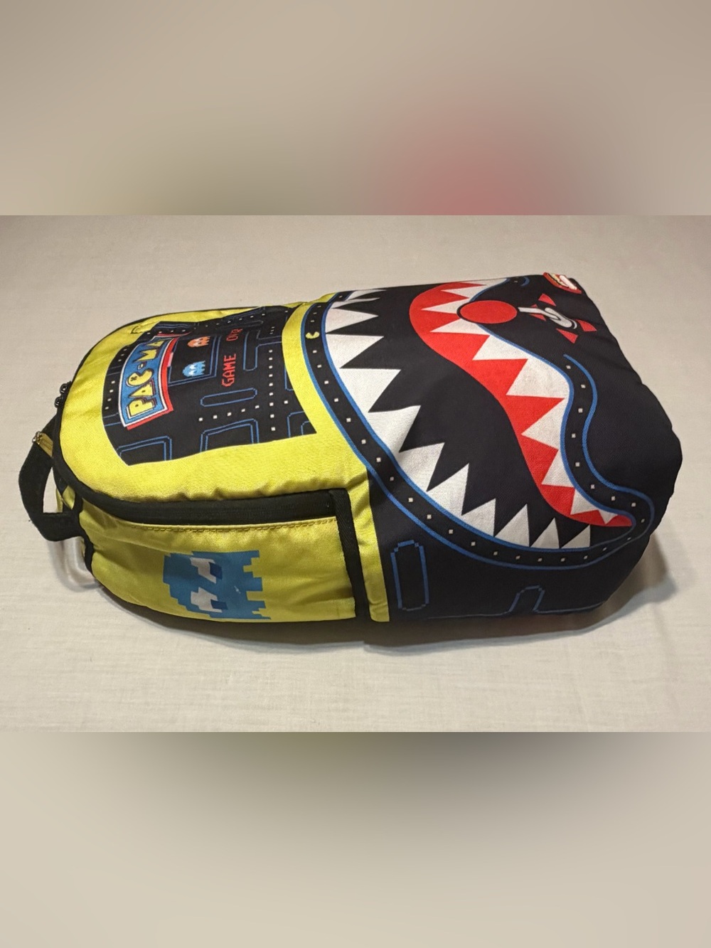 Sprayground Pac-Man Arcade Yellow & Black Backpack - Picture 9 of 16